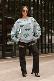 NEW YORK JETS ALWAYS ON REPEAT PREMIUM FLEECE CREW SWEATSHIRT