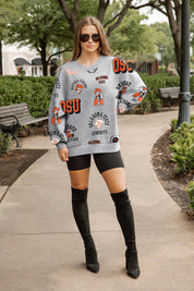OKLAHOMA STATE COWBOYS ALWAYS ON REPEAT PREMIUM FLEECE CREW SWEATSHIRT