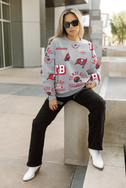 TAMPA BAY BUCCANEERS ALWAYS ON REPEAT PREMIUM FLEECE CREW SWEATSHIRT