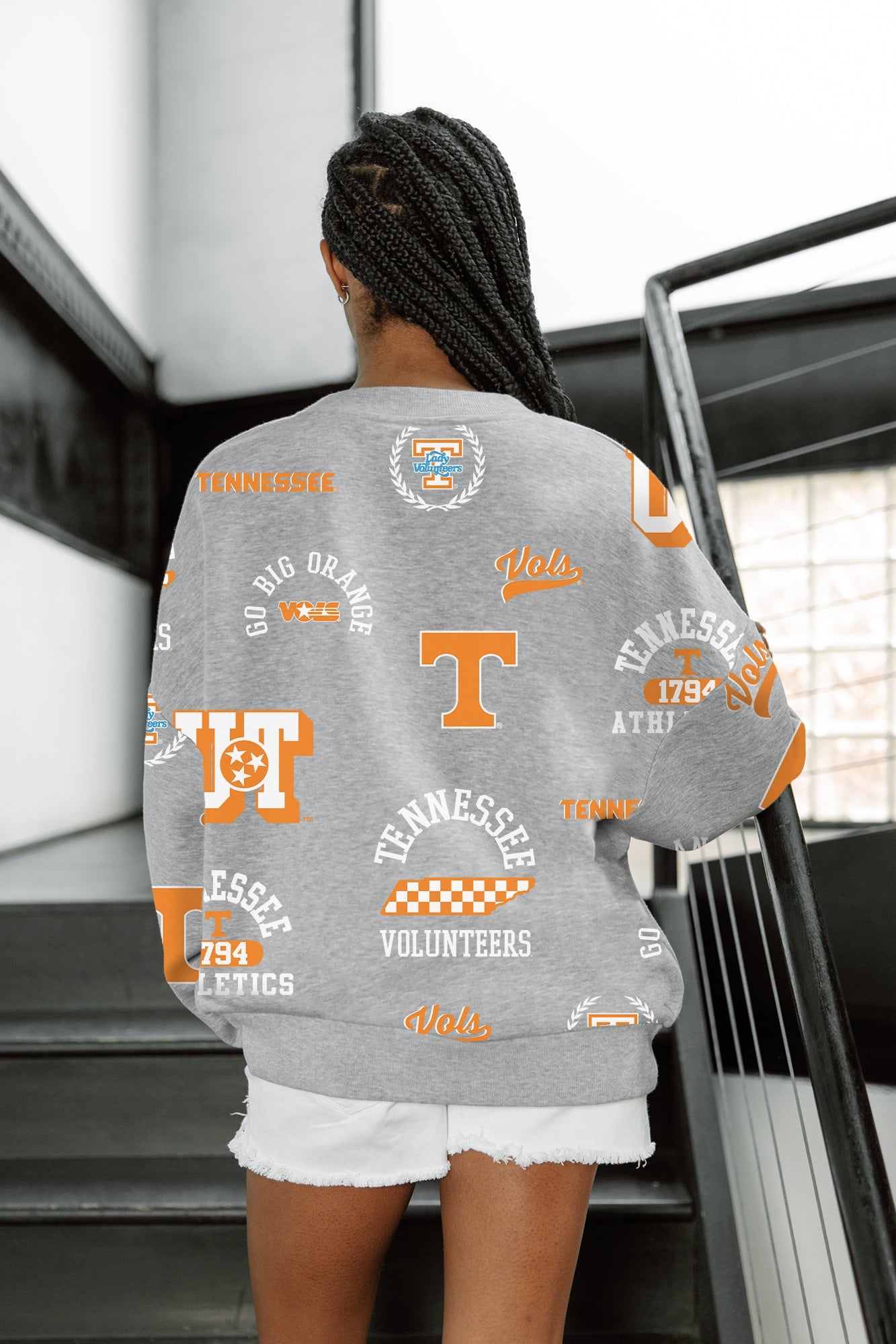 TENNESSEE VOLUNTEERS ALWAYS ON REPEAT PREMIUM FLEECE CREW SWEATSHIRT