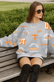 TENNESSEE VOLUNTEERS ALWAYS ON REPEAT PREMIUM FLEECE CREW SWEATSHIRT