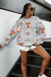 TEXAS LONGHORNS ALWAYS ON REPEAT PREMIUM FLEECE CREW SWEATSHIRT