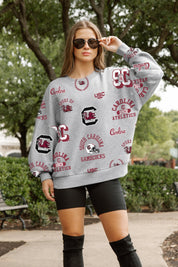 SOUTH CAROLINA GAMECOCKS ALWAYS ON REPEAT PREMIUM FLEECE CREW SWEATSHIRT