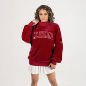 ALABAMA CRIMSON TIDE MAKE A MOVE MOCK NECK CHENILLE PULLOVER