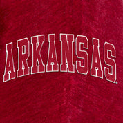 ARKANSAS RAZORBACKS MAKE A MOVE MOCK NECK CHENILLE PULLOVER