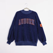 AUBURN TIGERS MAKE A MOVE MOCK NECK CHENILLE PULLOVER
