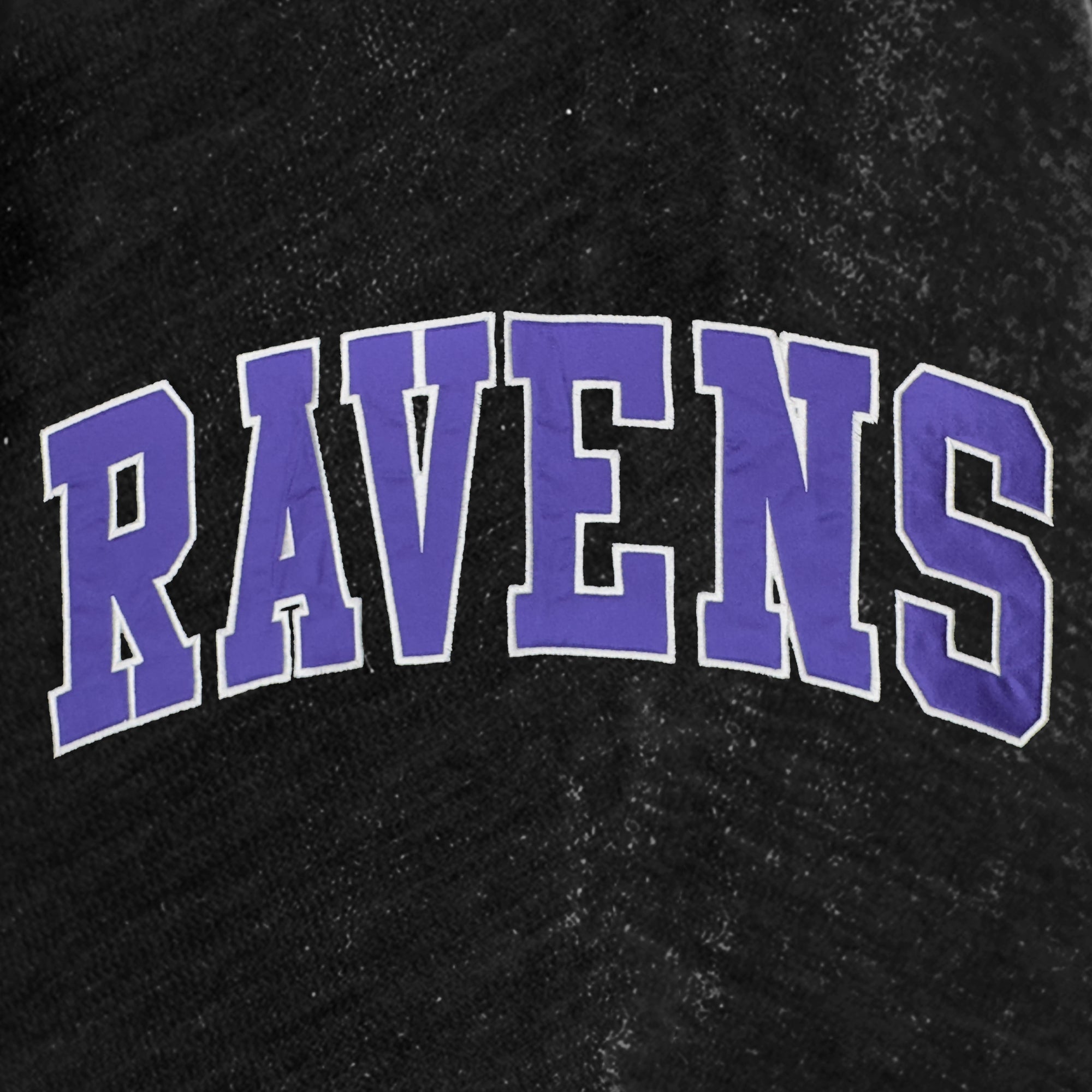 BALTIMORE RAVENS MAKE A MOVE MOCK NECK CHENILLE PULLOVER