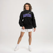 BALTIMORE RAVENS MAKE A MOVE MOCK NECK CHENILLE PULLOVER