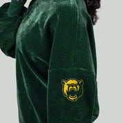 BAYLOR BEARS MAKE A MOVE MOCK NECK CHENILLE PULLOVER