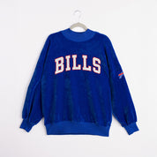 BUFFALO BILLS MAKE A MOVE MOCK NECK CHENILLE PULLOVER