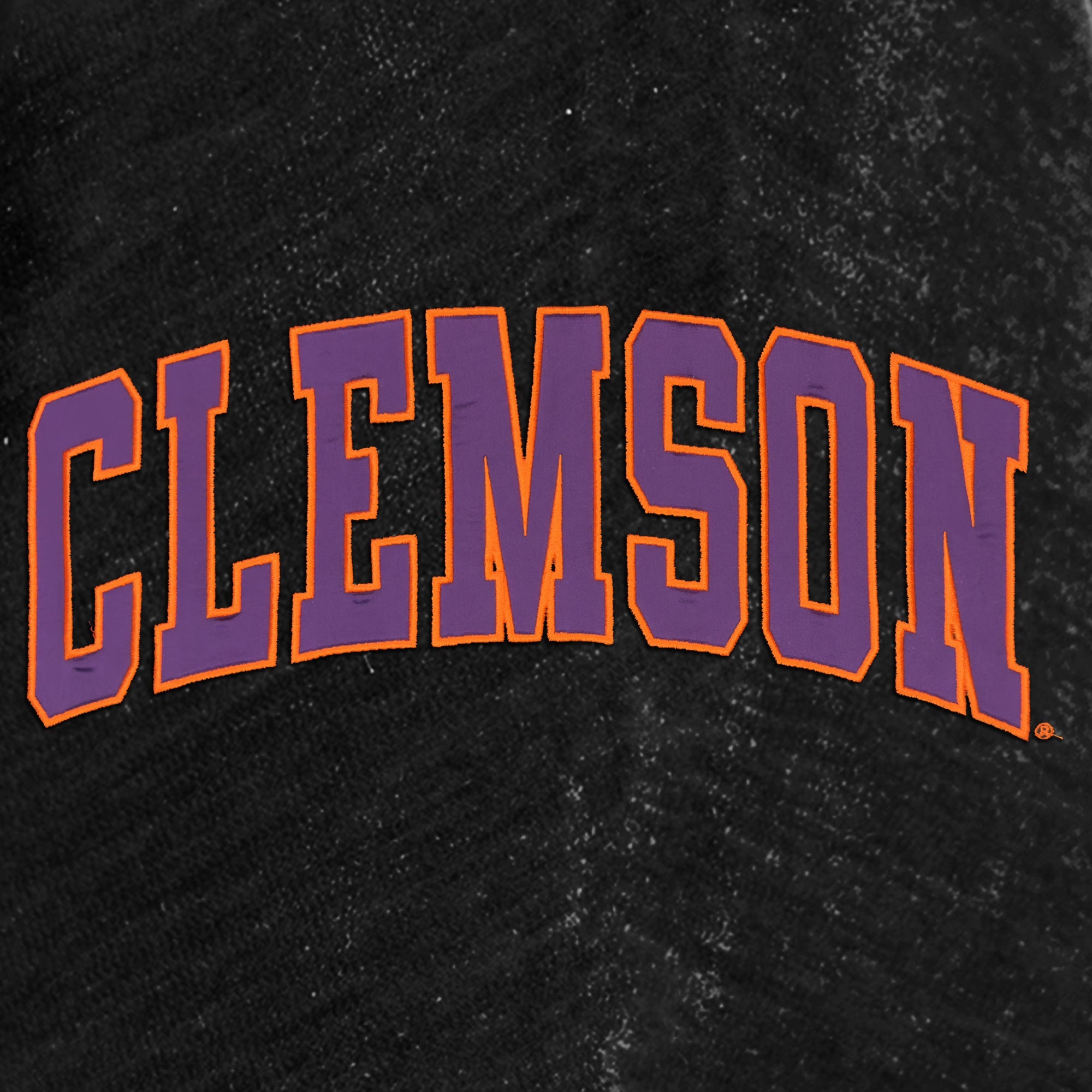 CLEMSON TIGERS MAKE A MOVE MOCK NECK CHENILLE PULLOVER