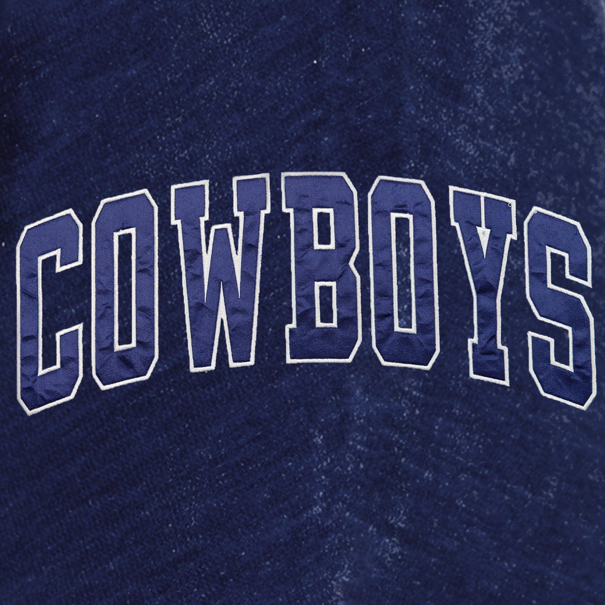 DALLAS COWBOYS MAKE A MOVE MOCK NECK CHENILLE PULLOVER
