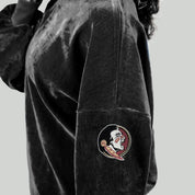 FLORIDA STATE SEMINOLES MAKE A MOVE MOCK NECK CHENILLE PULLOVER