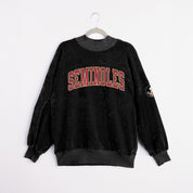 FLORIDA STATE SEMINOLES MAKE A MOVE MOCK NECK CHENILLE PULLOVER