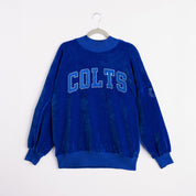 INDIANAPOLIS COLTS MAKE A MOVE MOCK NECK CHENILLE PULLOVER