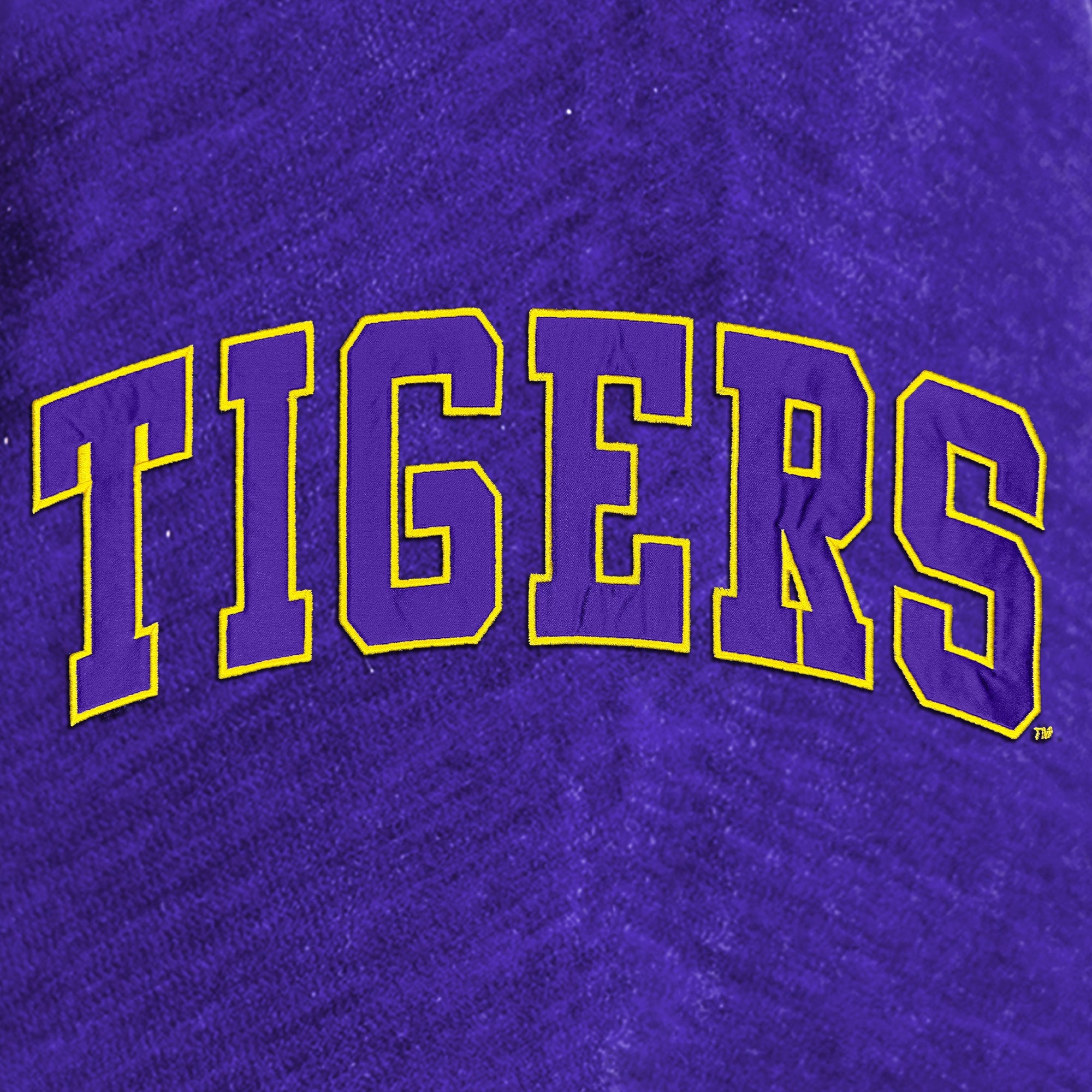 LSU TIGERS MAKE A MOVE MOCK NECK CHENILLE PULLOVER