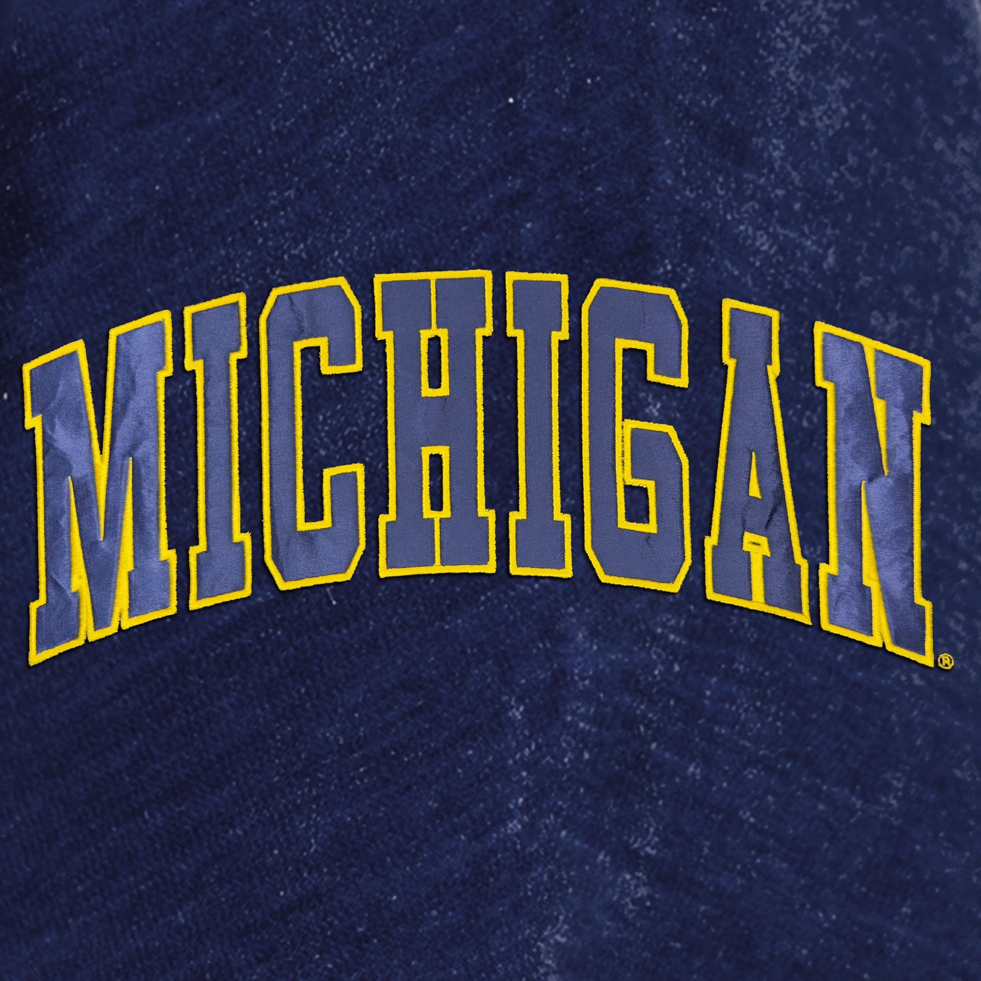 MICHIGAN WOLVERINES MAKE A MOVE MOCK NECK CHENILLE PULLOVER