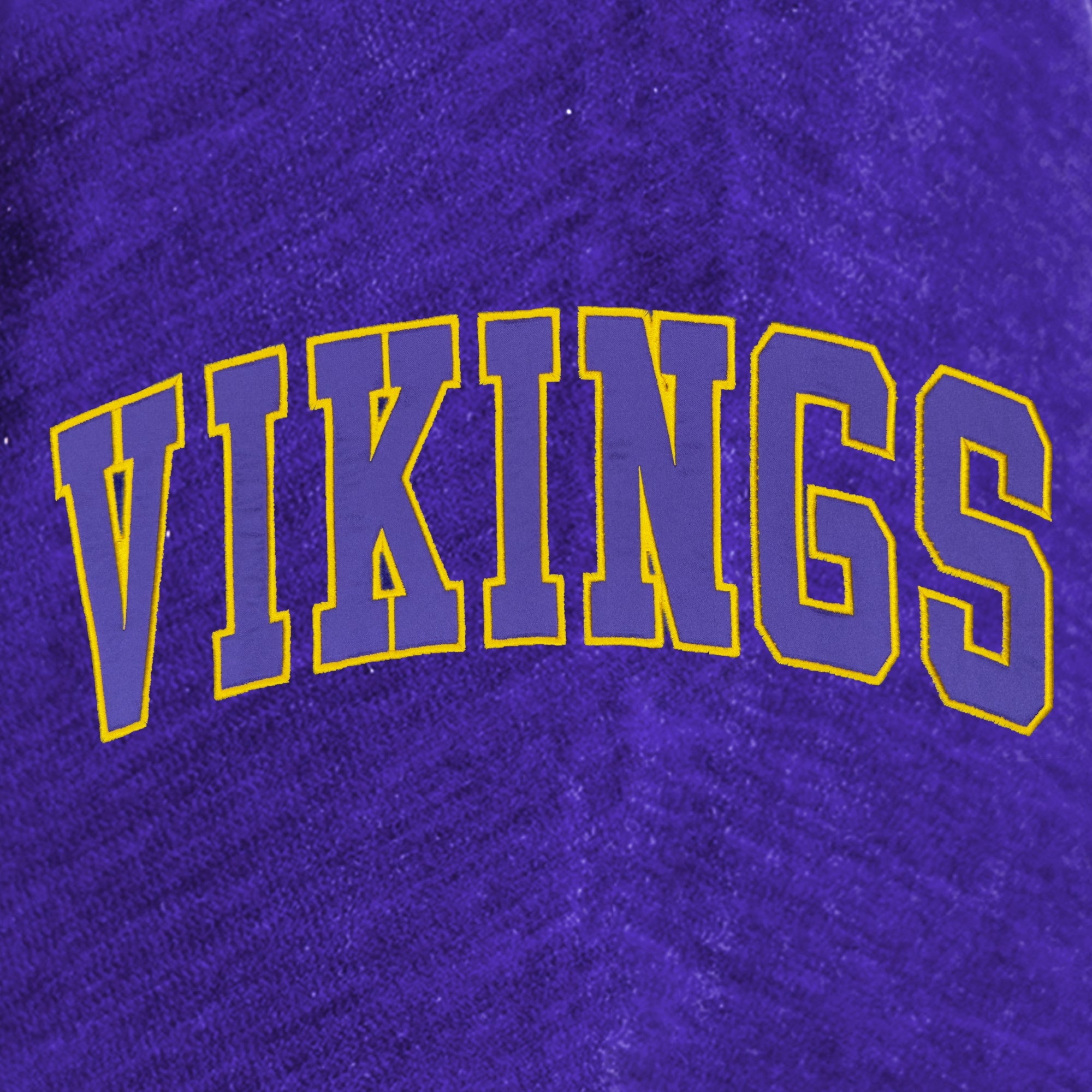 MINNESOTA VIKINGS MAKE A MOVE MOCK NECK CHENILLE PULLOVER