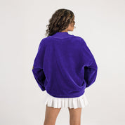 MINNESOTA VIKINGS MAKE A MOVE MOCK NECK CHENILLE PULLOVER