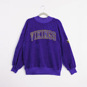 MINNESOTA VIKINGS MAKE A MOVE MOCK NECK CHENILLE PULLOVER