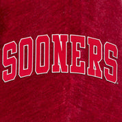OKLAHOMA SOONERS MAKE A MOVE MOCK NECK CHENILLE PULLOVER