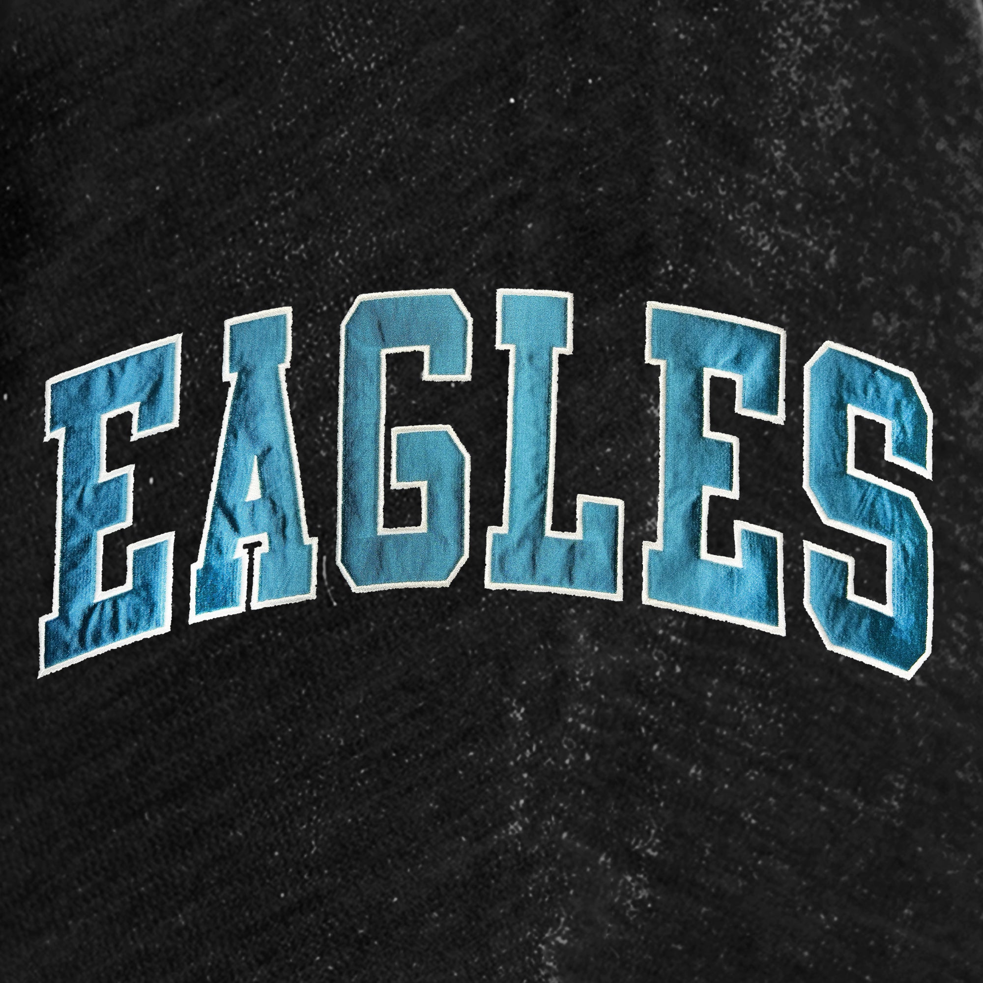 PHILADELPHIA EAGLES MAKE A MOVE MOCK NECK CHENILLE PULLOVER