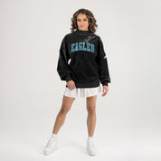 PHILADELPHIA EAGLES MAKE A MOVE MOCK NECK CHENILLE PULLOVER