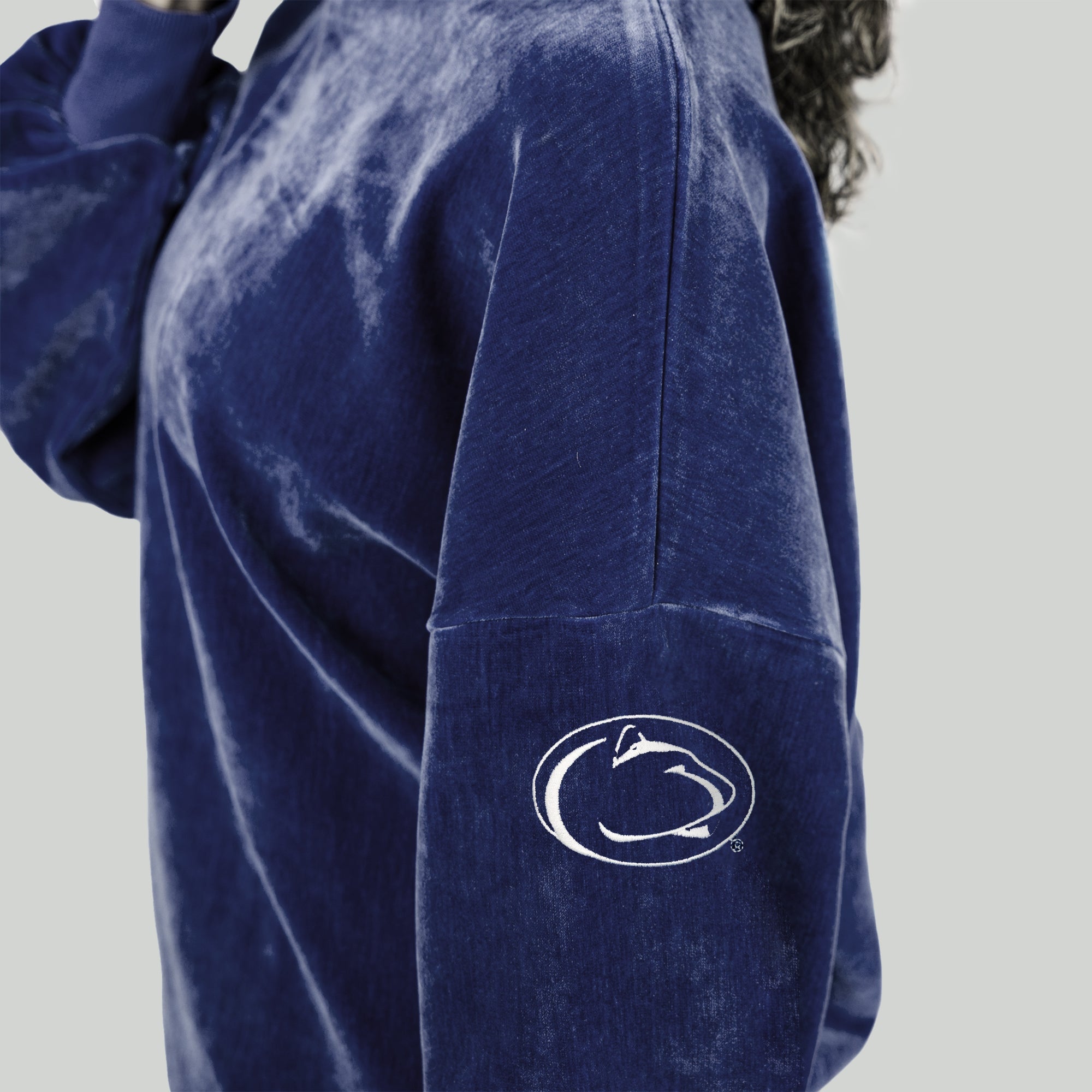 PENN STATE NITTANY LIONS MAKE A MOVE MOCK NECK CHENILLE PULLOVER