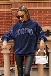 PENN STATE NITTANY LIONS MAKE A MOVE MOCK NECK CHENILLE PULLOVER