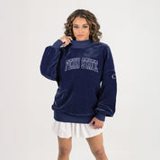PENN STATE NITTANY LIONS MAKE A MOVE MOCK NECK CHENILLE PULLOVER