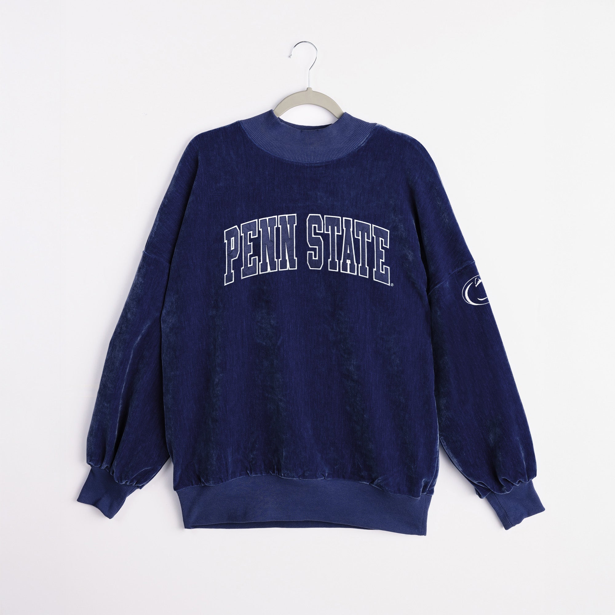 PENN STATE NITTANY LIONS MAKE A MOVE MOCK NECK CHENILLE PULLOVER