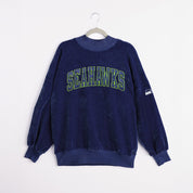 SEATTLE SEAHAWKS MAKE A MOVE MOCK NECK CHENILLE PULLOVER