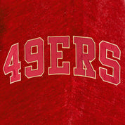 SAN FRANCISCO 49ERS MAKE A MOVE MOCK NECK CHENILLE PULLOVER