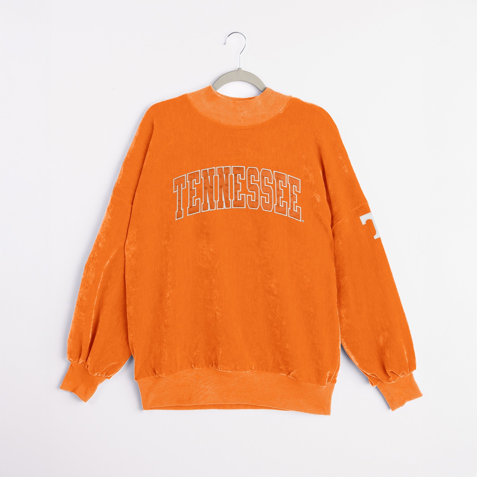 TENNESSEE VOLUNTEERS MAKE A MOVE MOCK NECK CHENILLE PULLOVER