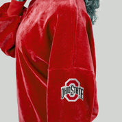 OHIO STATE BUCKEYES MAKE A MOVE MOCK NECK CHENILLE PULLOVER