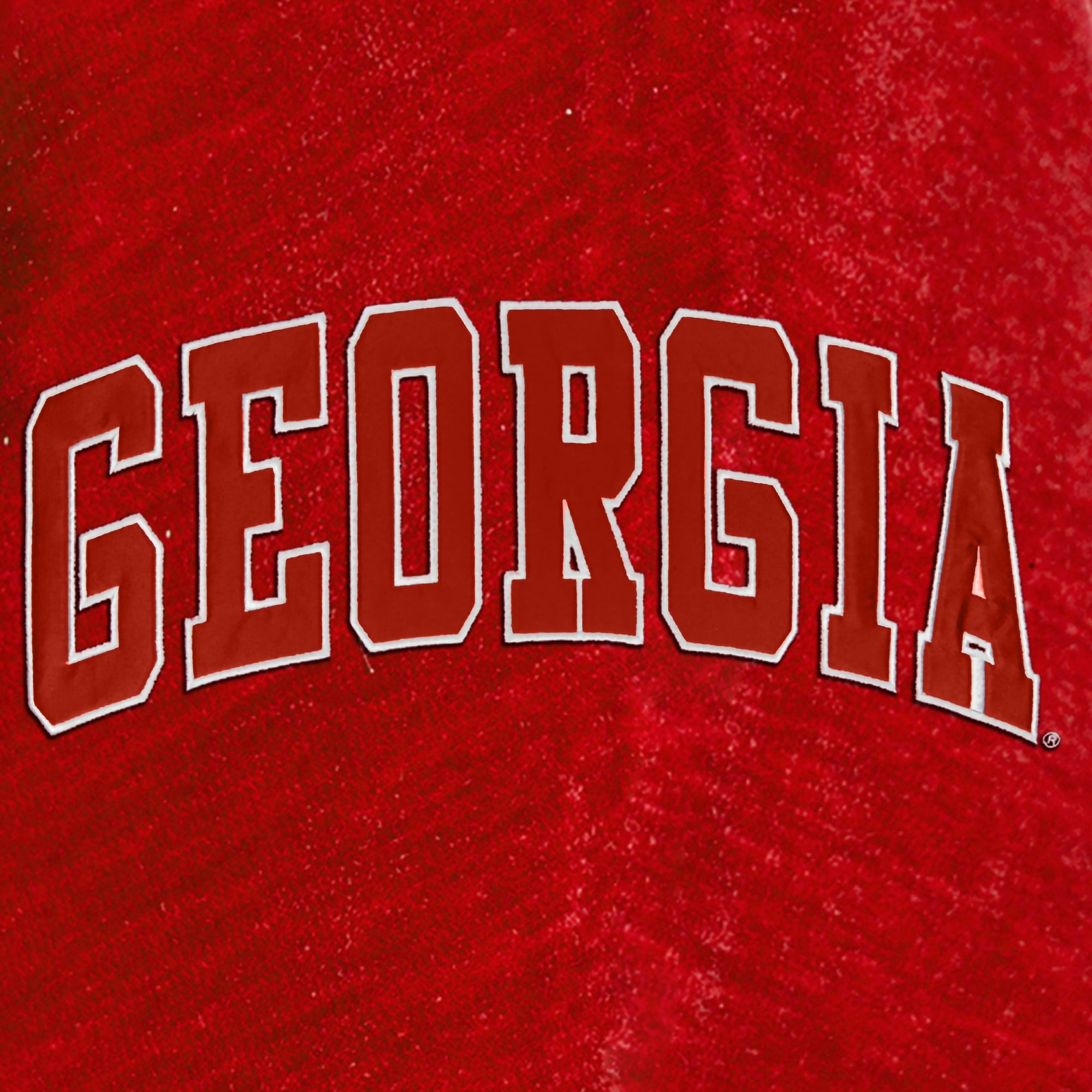 GEORGIA BULLDOGS MAKE A MOVE MOCK NECK CHENILLE PULLOVER