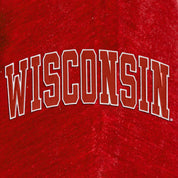 WISCONSIN BADGERS MAKE A MOVE MOCK NECK CHENILLE PULLOVER