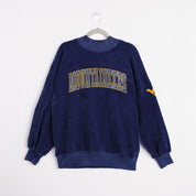WEST VIRGINIA MOUNTAINEERS MAKE A MOVE MOCK NECK CHENILLE PULLOVER