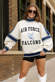 AIR FORCE FALCONS VIVID MOTION COLORBLOCK TURTLENECK PULLOVER