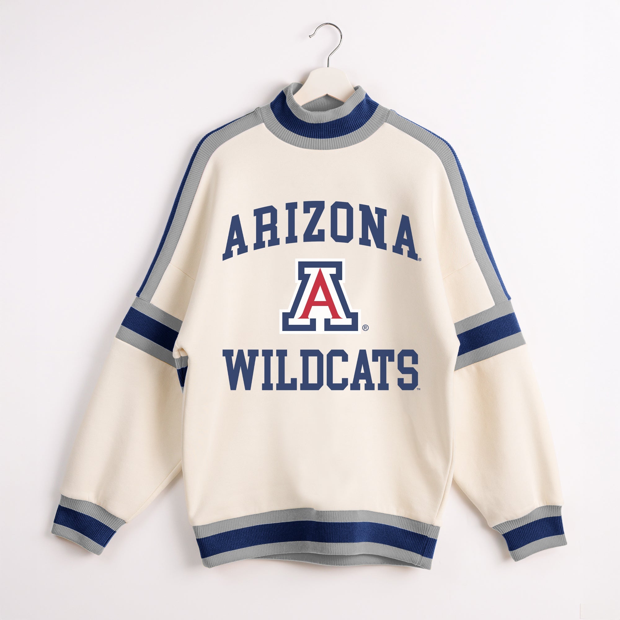 ARIZONA WILDCATS VIVID MOTION COLORBLOCK TURTLENECK PULLOVER