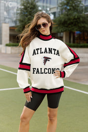 ATLANTA FALCONS VIVID MOTION COLORBLOCK TURTLENECK PULLOVER