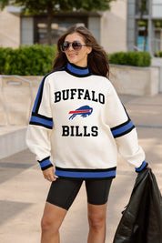 BUFFALO BILLS VIVID MOTION COLORBLOCK TURTLENECK PULLOVER