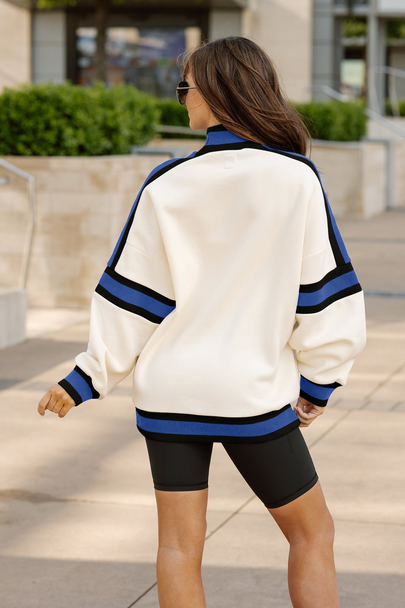 BUFFALO BILLS VIVID MOTION COLORBLOCK TURTLENECK PULLOVER