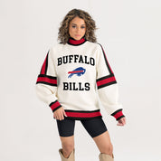BUFFALO BILLS VIVID MOTION COLORBLOCK TURTLENECK PULLOVER