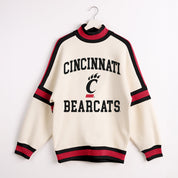 CINCINNATI BEARCATS VIVID MOTION COLORBLOCK TURTLENECK PULLOVER