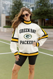 GREEN BAY PACKERS VIVID MOTION COLORBLOCK TURTLENECK PULLOVER
