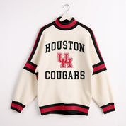 HOUSTON COUGARS VIVID MOTION COLORBLOCK TURTLENECK PULLOVER