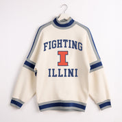ILLINOIS FIGHTING ILLINI VIVID MOTION COLORBLOCK TURTLENECK PULLOVER