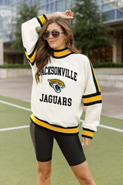 JACKSONVILLE JAGUARS VIVID MOTION COLORBLOCK TURTLENECK PULLOVER