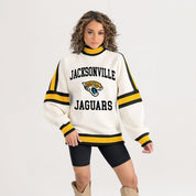 JACKSONVILLE JAGUARS VIVID MOTION COLORBLOCK TURTLENECK PULLOVER